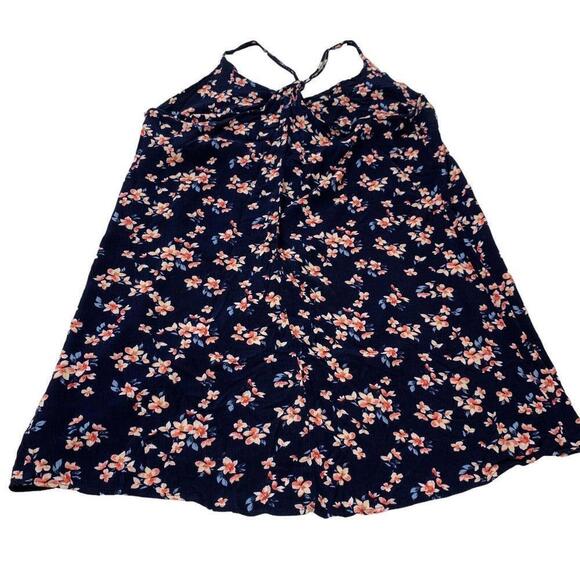 Xhilaration Black Floral Stretch Strappy Neck Boho Summer Sun Dress Size XXL‌ - Picture 9 of 9